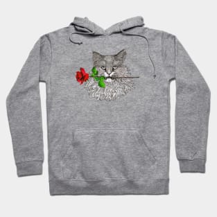 Valentine's Cat Hoodie